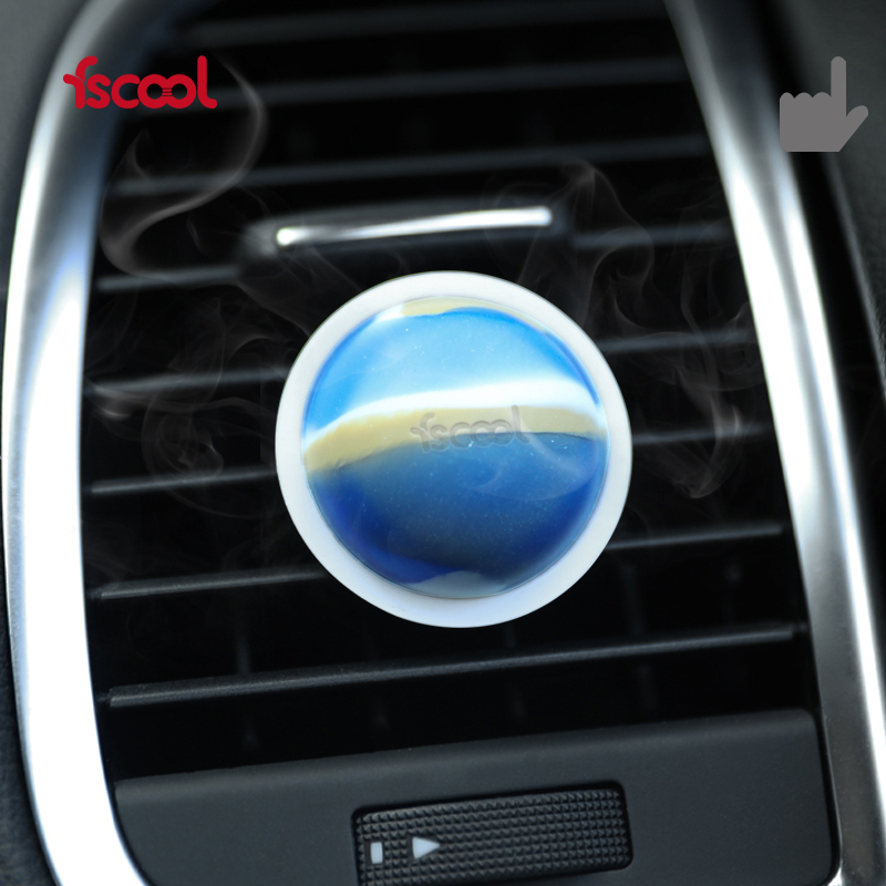 Air Freshener Car New Car Scent Silicone Vent Clips Perfume Essential Solid Car Diffuser Aromatherap