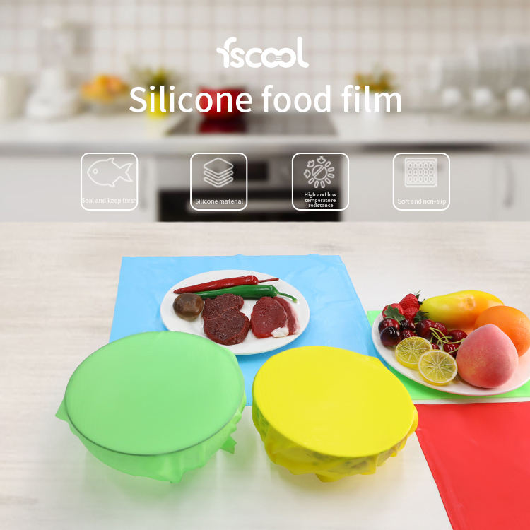 silicone food wrap stretch film cling film